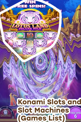 Konami slot games list