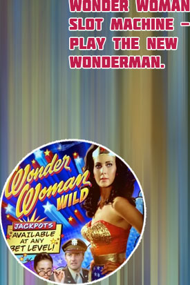 New wonder woman slot machine